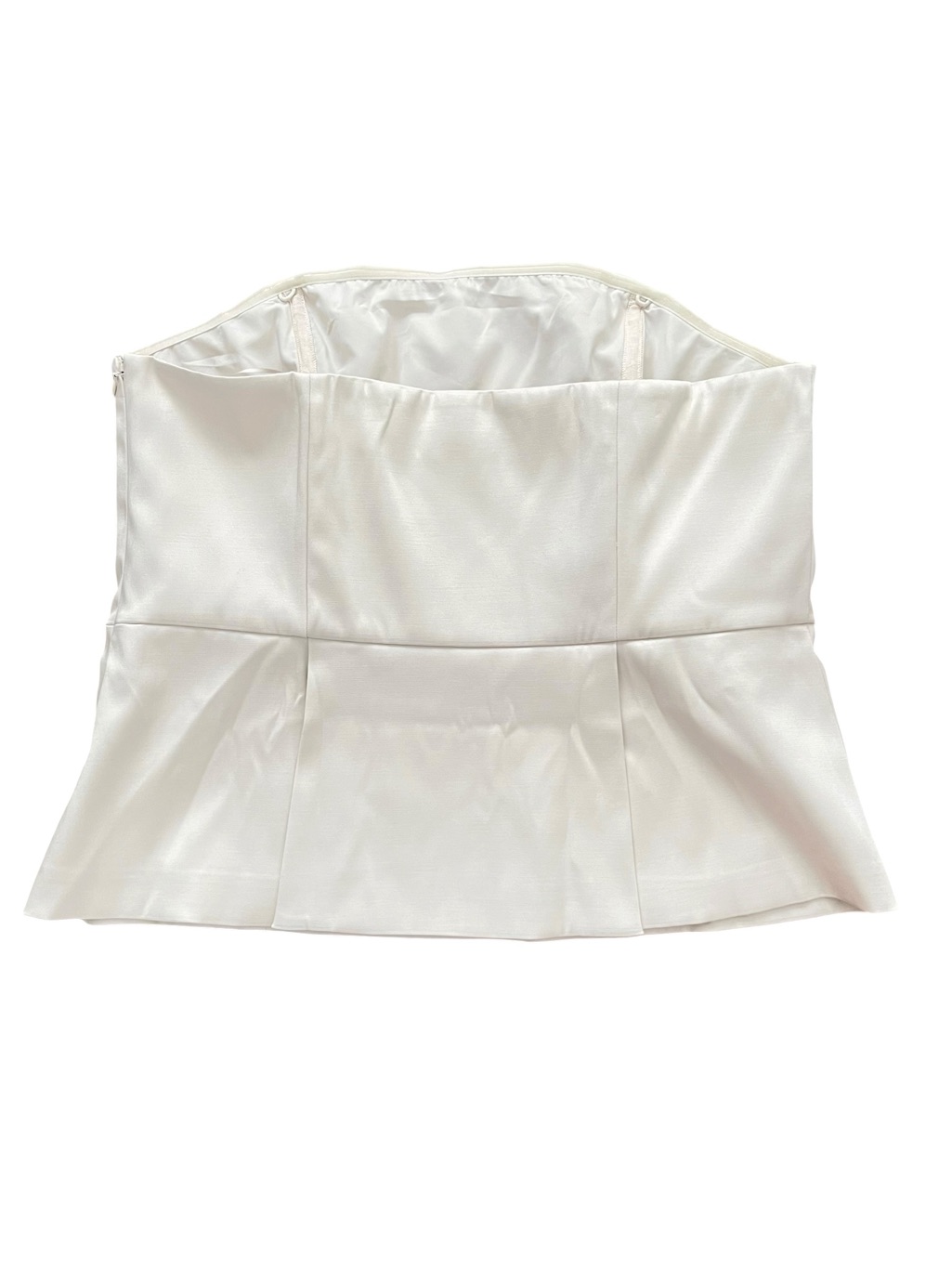 Banana Republic Satin Strapless Corset Top — image 3 of 6
